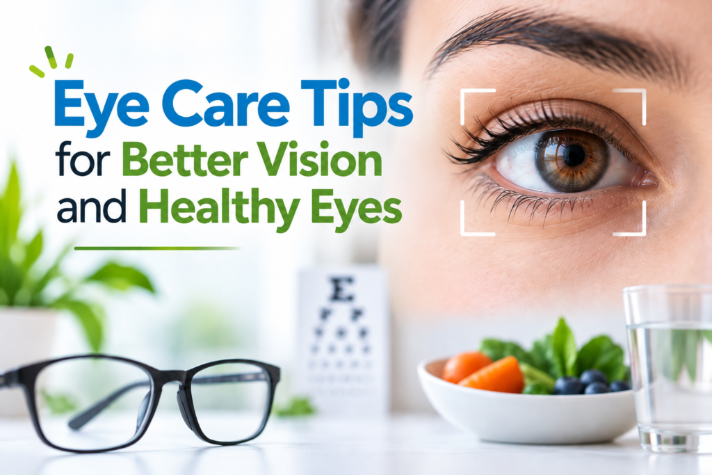 Eye Care Tips for Better Vision and Healthy Eyes